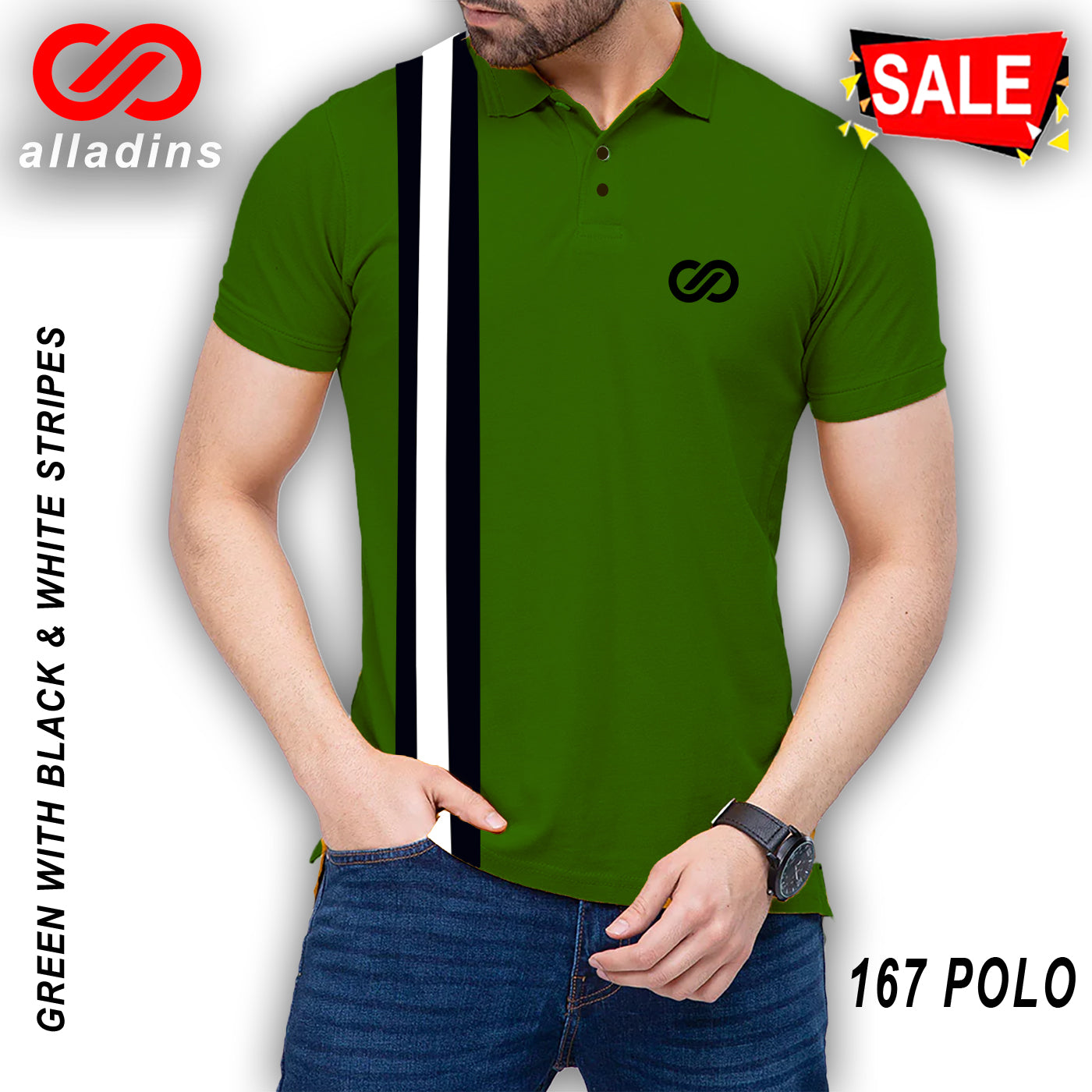 167 Mens Summer Polo Shirt