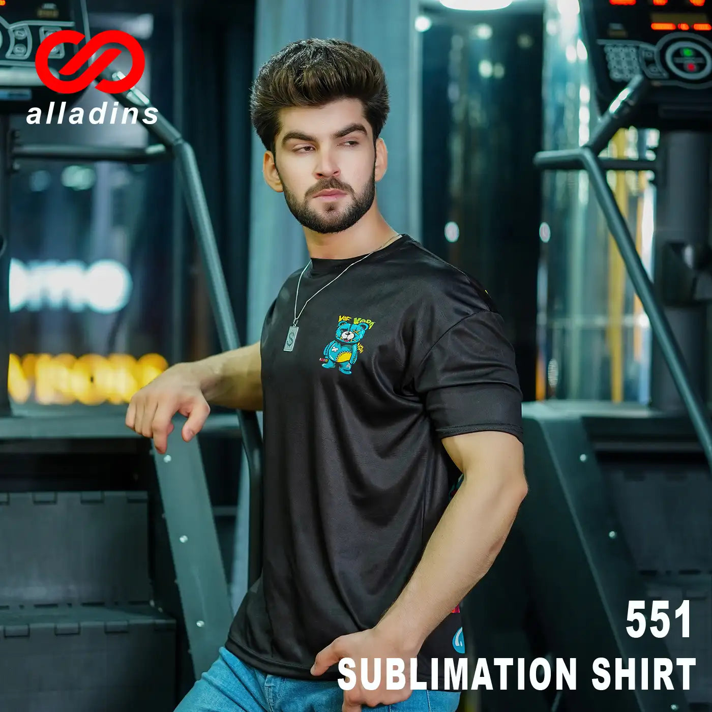 551 Men's T-Shirt Sublimation Printed