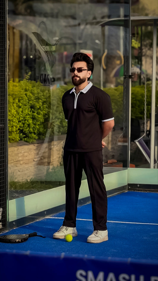 Midnight Edge Tracksuit – 620 (Jet Black)