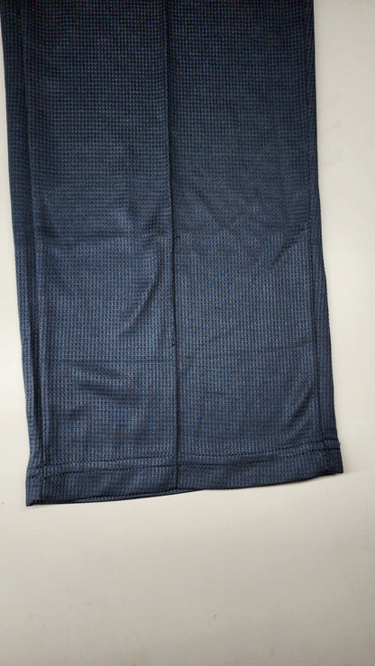 Turkish Structured Charcoal Grey loose bottom trouser