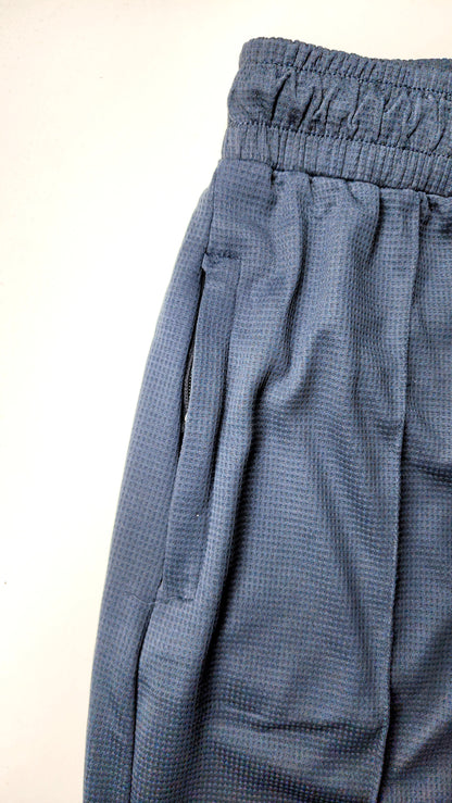 Turkish Structured Charcoal Grey loose bottom trouser
