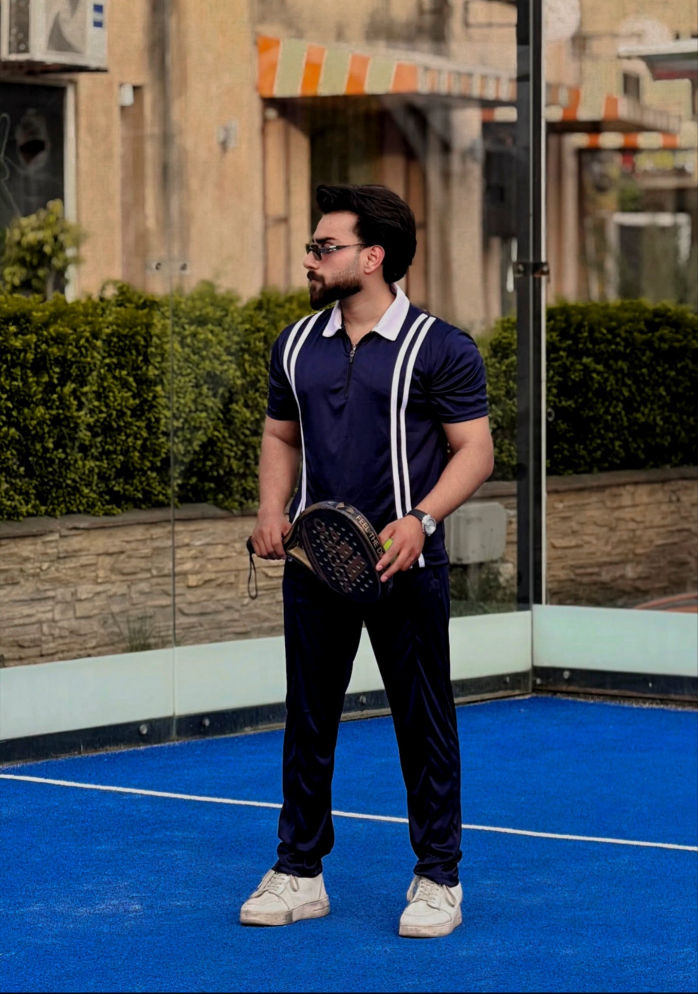 Elite Navy Stripe Tracksuit 621