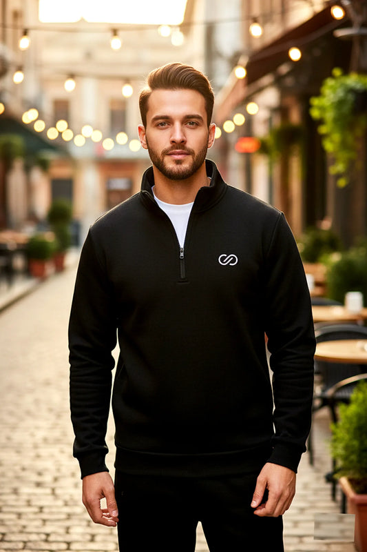 561 Men's Winter Half Zip Mock
