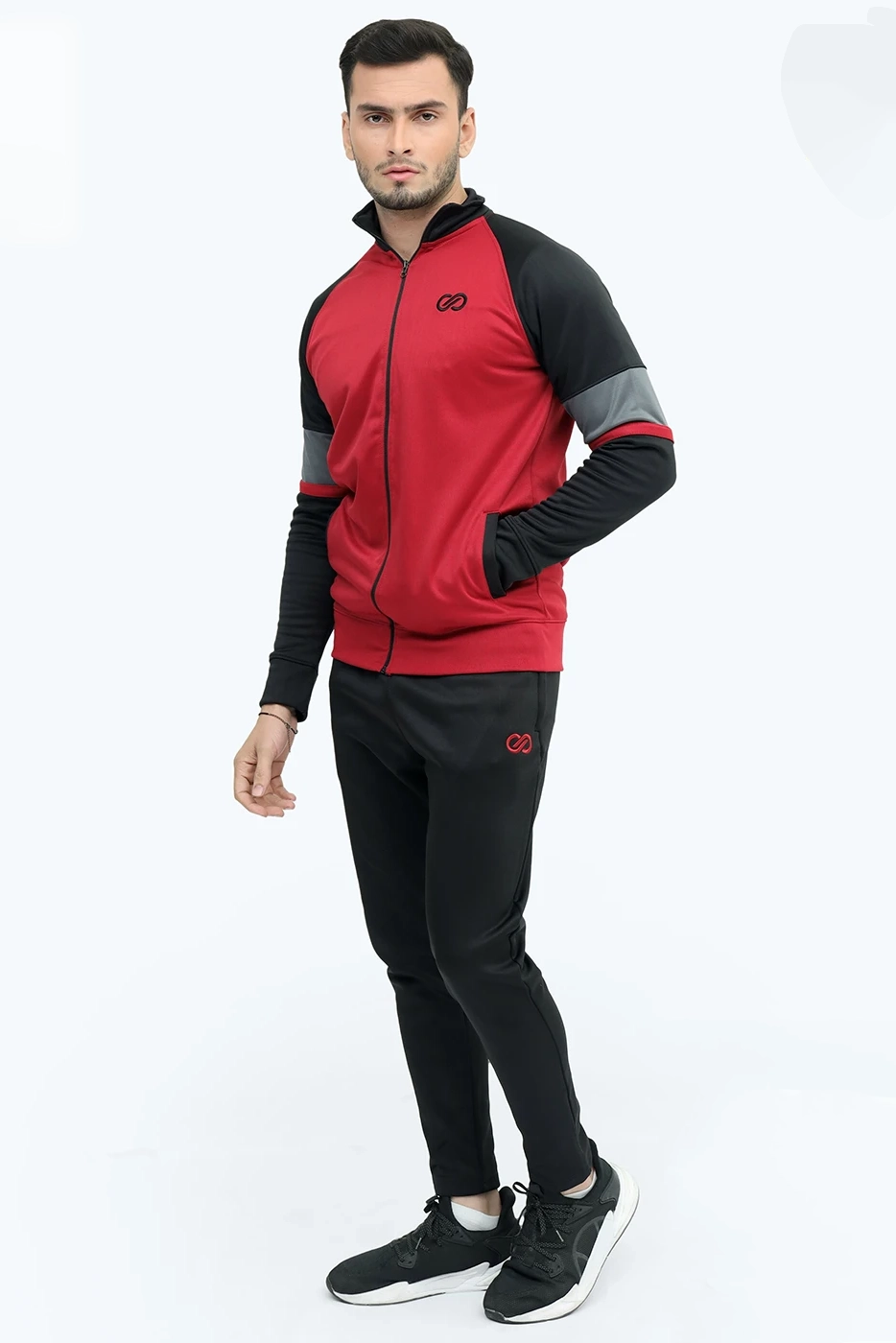 240 TRACKSUIT Red Black 