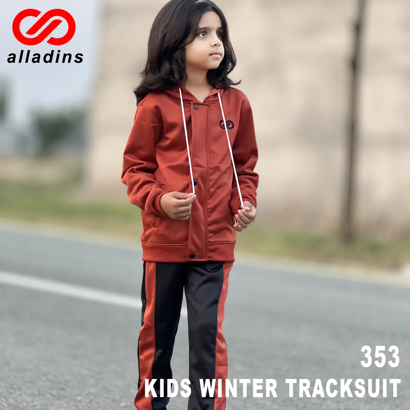 353 KIDS WINTER HOOD TRACKSUIT