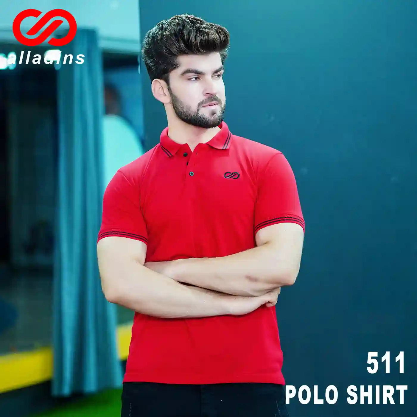 511 Polo Red Tipping